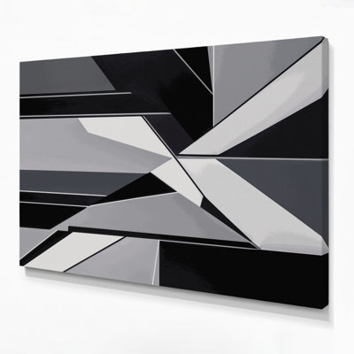 Art mural rigide sur toile 47 "Hard Edge"