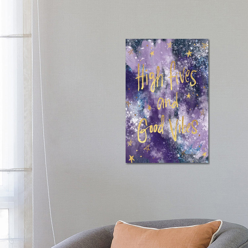 Good Vibes by - Wrapped Canvas