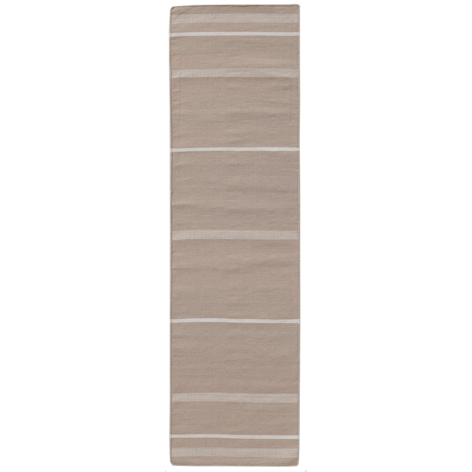 Kalise Striped Indoor/Outdoor Performance Area Rug, Runner 2'3" x 8', Beige