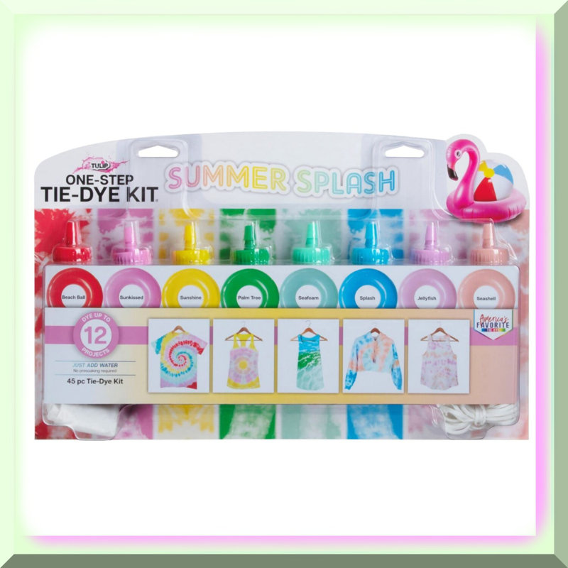 Summer Splash Tie-Dye Kit with 8 Colors