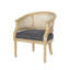 Chaise d'appoint en bois d'hévéa-860749823