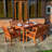 Rowlinson Willington Rectangular Dining Set - 6 Seater