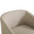 Applewold Upholstered Light Brown Cotton Blend Swivel Barrel Chair with Solid Wood Base-367057020