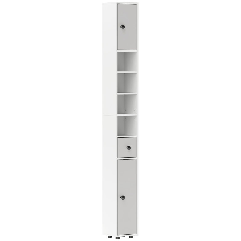 Milenia Linen Cabinet, Light Grey