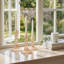 3 Pack Fluted Glass Candlestick Holders