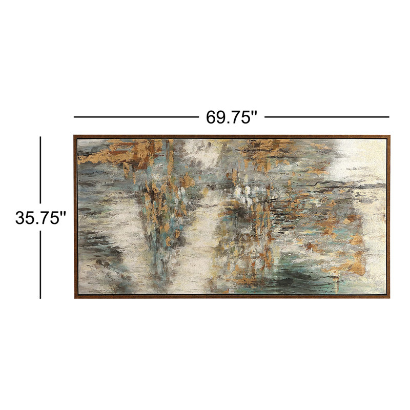 " Behind The Falls " Painting Print