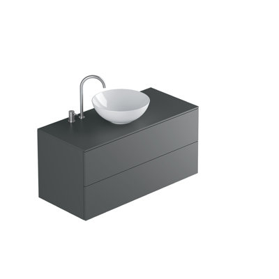 Belfry Bathroom Tora 410mm L x 410mm W White Gloss Ceramic Circular Sink
