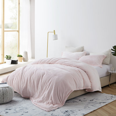 Coma Inducer Frosted Rose Quartz Pink Oversized Comforter Set