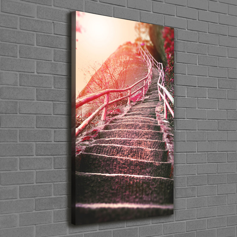 Purple Tulips - Wrapped Canvas Print