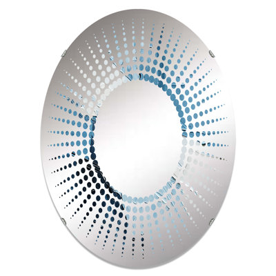 Minimalisme scandinave Harmony Art - Miroir décoratif Starburst | Ovale