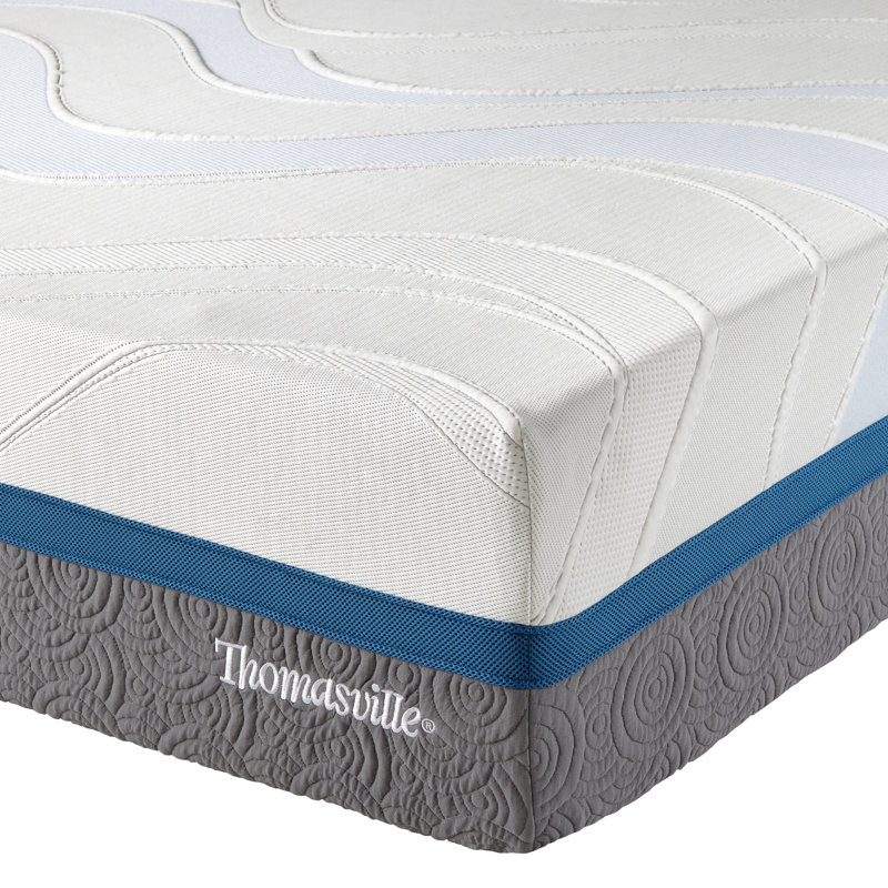 Matelas en mousse viscoélastique imprégnée de gel mi-ferme 14 po Thomasville Adamstown, Simple TG
