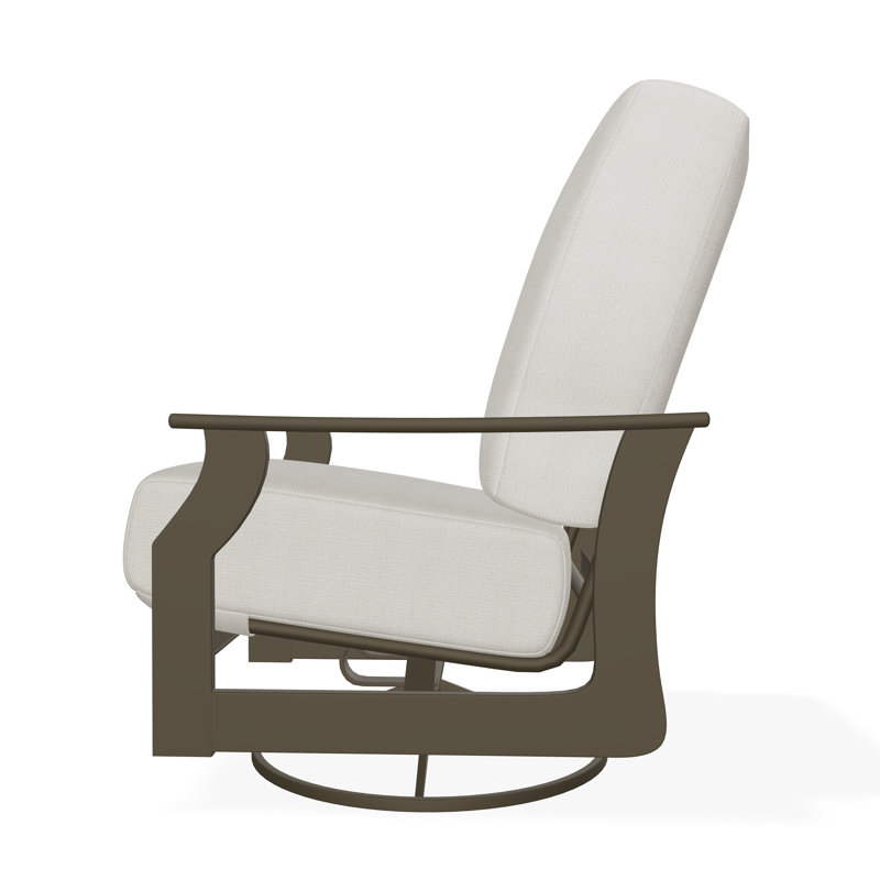 St. Catherine Polymer Outdoor Lounge Chair, Beachwood, Grasscloth Buff