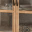 Bois massif + vitrines en verre-120232450