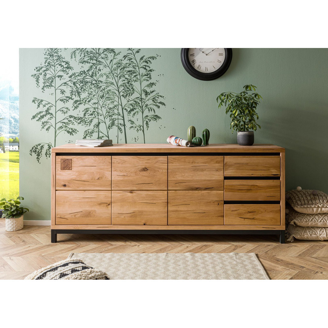 Sideboard Villanders aus Massivholz 210 cm