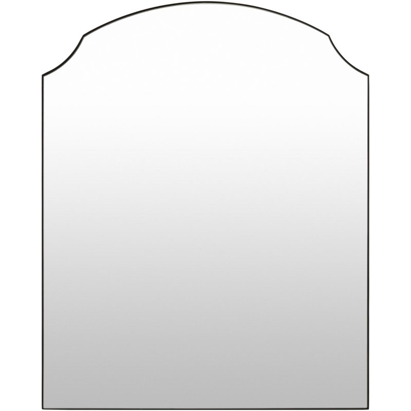 Galey Alix x Livabliss Landon Mirror, Matte Black, 36" x 29"