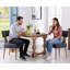 Femke Upholstered Dining Chairs Mid-Century Modern Upholstered Dining Chairs, Wooden Frame Armless Side Chairs for Dining Room Kitchen-1180516947-1262100484
