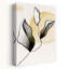 «Golden Botanical Leaves», art mural abstrait paysage minimaliste contemporain-129007684