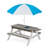Patio Table Outdoor Picnic Table For Kids With Umbrella-1341108981
