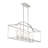 Hanne 5 - Light Kitchen Island Linear Pendant in Satin Nickel-100547619