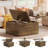 4 In 1 Lift Top Square Coffee Table With Hidden Storage-33301200