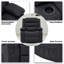 Fauteuil oscillant pivotant extensible avec accoudoirs, chaise berçante rotative à 360 ° avec porte-gobelets et poches latérales-2100656058