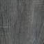 Table de bout Firminio en forme de C en gris vieilli et transparent