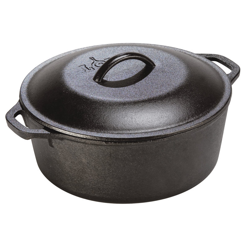  Lodge, Cast Iron Round Casserole, 6.62 L