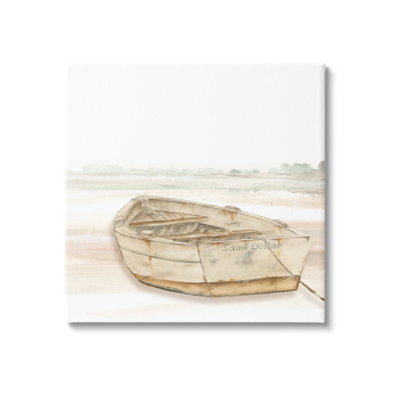 Barque de sable, H 24 po x l 24 po x P 1,5 po, Toile tendue