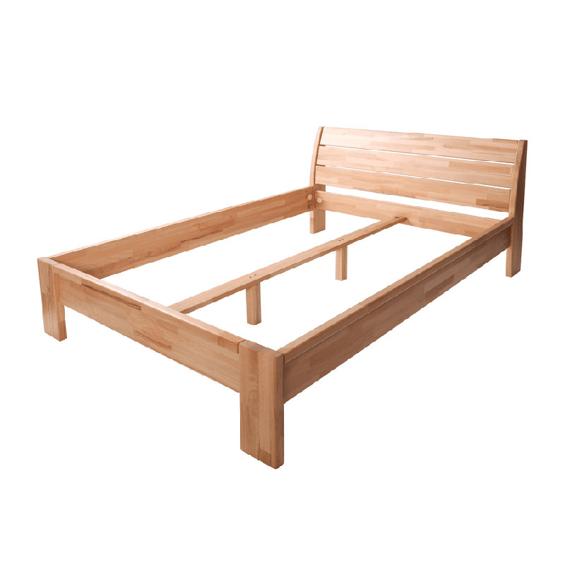 Pigott Solid Wood Bed, 150 x 200cm
