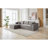 Compression Sectional Couch With Comfy Chaise, Boneless L Shape Sofa With Deep Seat, Minimalist Modular Couches Sleeper For Living Room Bedroom Apartment Lounge,Corduroy,Grey-1857294668