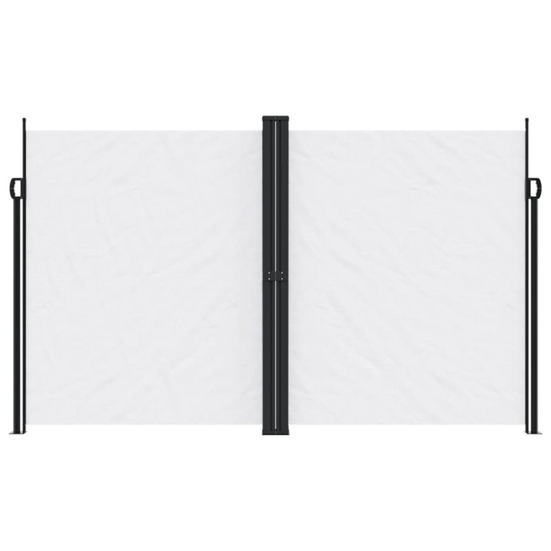 Auvent latéral rétractable Vidaxl anthracite, Blanc, H 78,7 po x l 236,2 po
