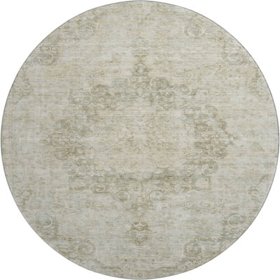 Premium Machine Washable Barry AMF1238 Global Rug