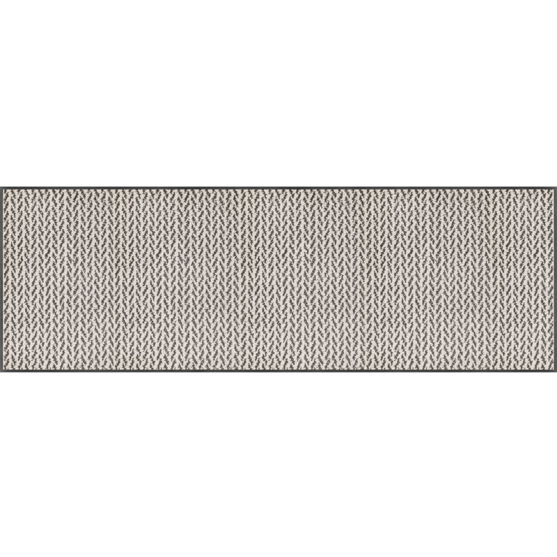 Chevron Non-Skid Kitchen Mat, Latte