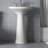 Cimarron 26.81" Vitreous China U-Shape Pedestal Bathroom Sink with Overflow-10940870-19195628