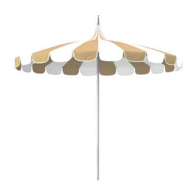 8.5' Sunbrella® Two-Tone Pagoda Umbrella