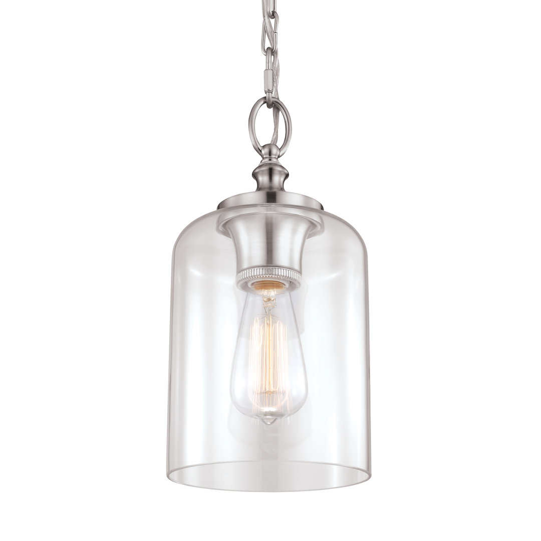 Claudio 1-Light Single Cylinder Pendant Lights Dovecove 