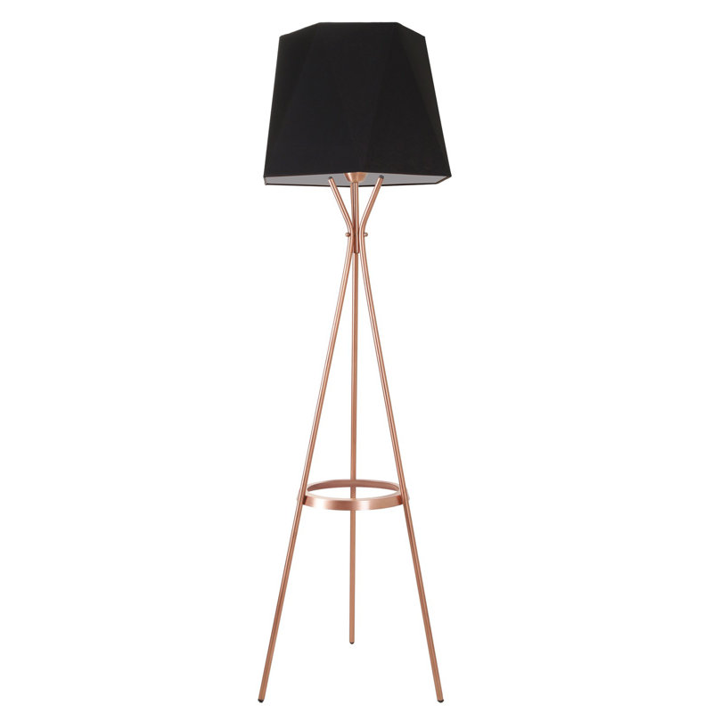 Lampe trépied 65 po Horicon, Noir