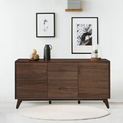 Galina 63" Wide 4 Drawer Credenza by Hashtag Home
