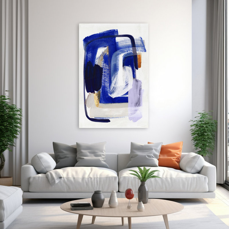 Art géométrique noir et géométrique, H 60 po x l 40 po