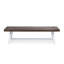 Bancs d'extérieur Carlisle, brun foncé sablé + blanc (ensemble de 2)-690632865
