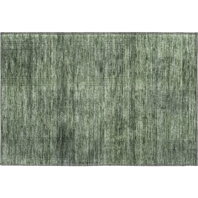 Premium Machine Washable Prisco Olive Rug