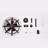 Modern Enclosed Ceiling Fan Indoor with Remote Control and Bladeless Industrial Ceiling Fan Light Kit