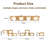 LED Wooden Creative Puzzle-Style Flush Mount Light