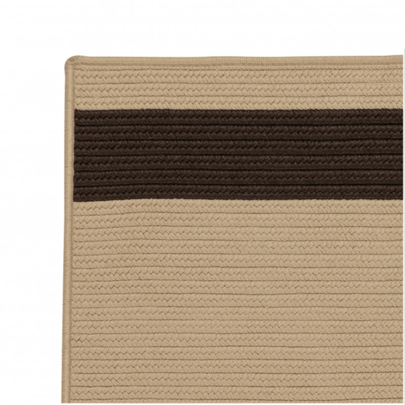 Tapis réversible intérieur / extérieur Sumrall - brun sable, Rectangle 6 pi x 9 pi