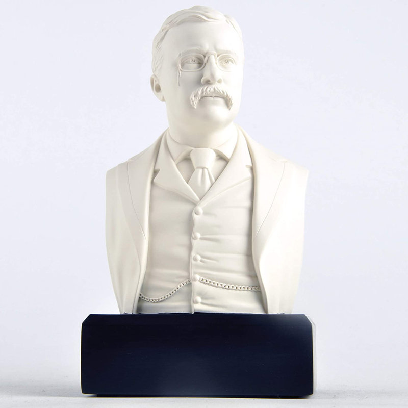 Le président Theodore Roosevelt, buste historique