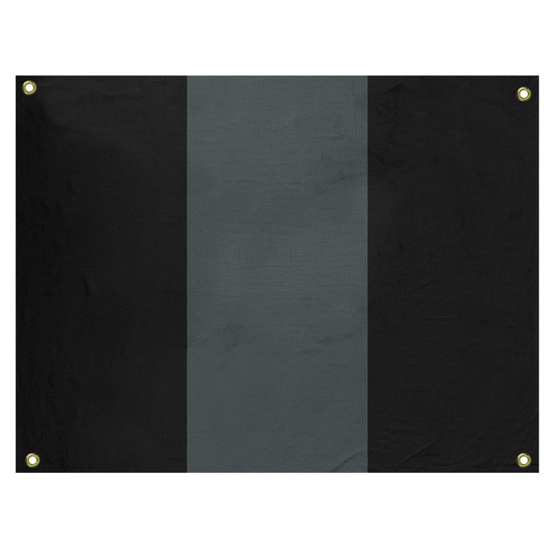 Tapisserie de polyester Las Vegas, H 26 po x l 36 po x P 1 po, Noir / gris acier / noir
