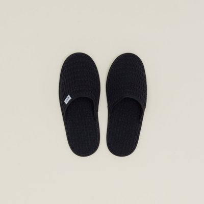 Simple Cotton Waffle Slippers