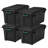 82 Qt./20.5 Gal. WeatherPro Heavy-Duty Latching Utility Tote Set