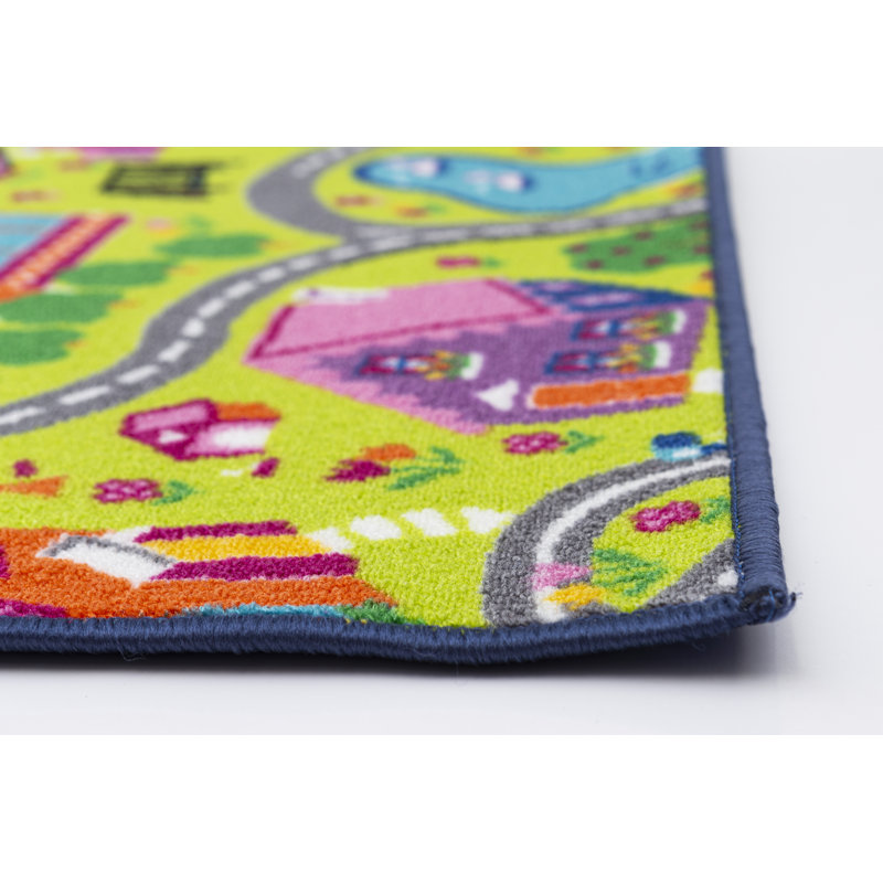 Tapis bleu Swanville, Rectangle 8 pi x 10 pi