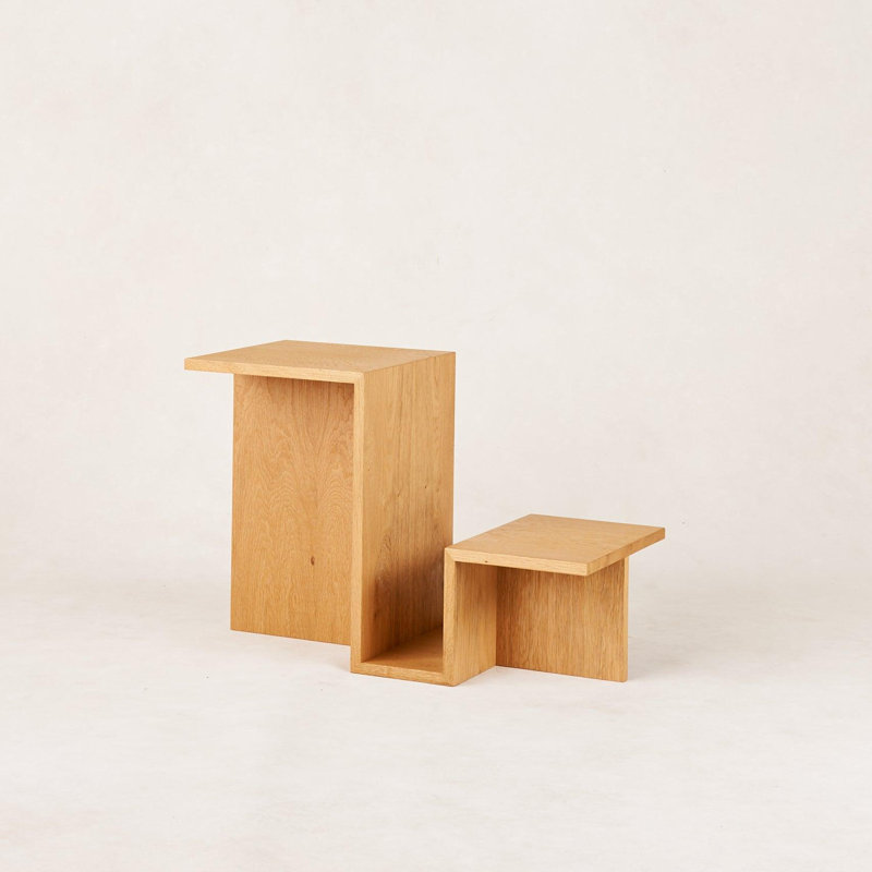 Valley Side Table, White Oak
